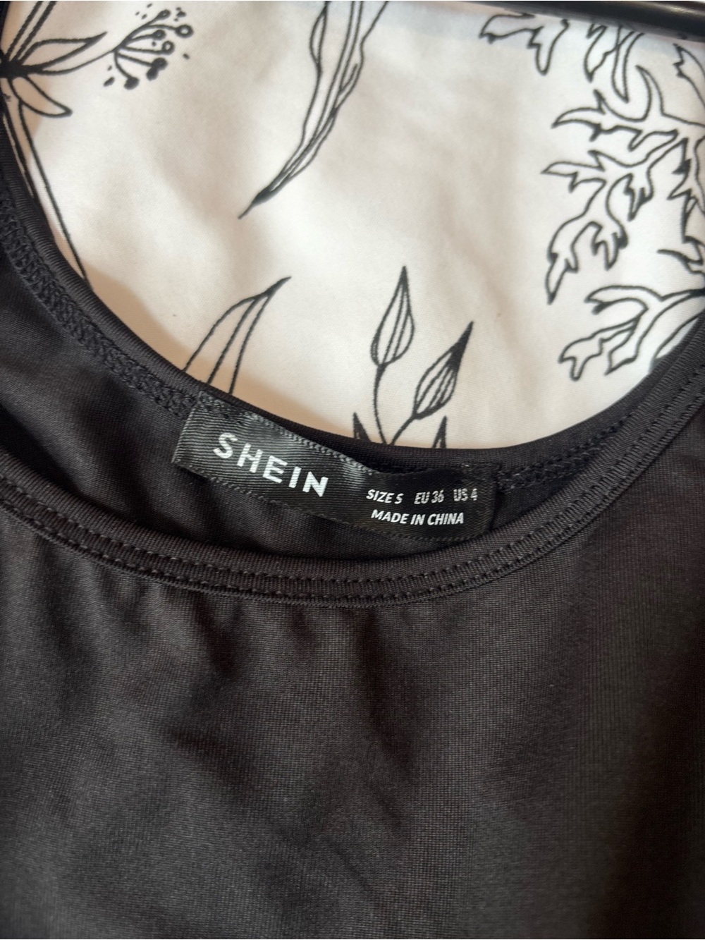 Black Buckle-Back One-Piece bodysuit - Picture 3 of 3
